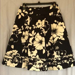 Black and white stylish skirt